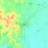 Topografische kaart Bago, hoogte, reliëf
