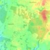 Topografische kaart Zdrój, hoogte, reliëf