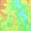 Topografische kaart Kävsta, hoogte, reliëf