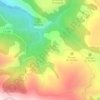 Topografische kaart Balcón de Cardosa, hoogte, reliëf