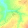 Topografische kaart Tchaikovsky, hoogte, reliëf