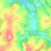 Topografische kaart Soutolongo de Abaixo, hoogte, reliëf