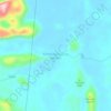 Topografische kaart Kampung Plaman Nyabet, hoogte, reliëf