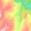 Topografische kaart Moreira de Jales, hoogte, reliëf