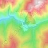 Topografische kaart Romadriu, hoogte, reliëf