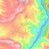 Topografische kaart Freixo de Espada à Cinta, hoogte, reliëf