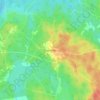 Topografische kaart Herråkra, hoogte, reliëf