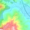 Topografische kaart Monterubiaglio, hoogte, reliëf