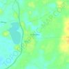 Topografische kaart Tronoh Mines, hoogte, reliëf