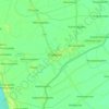 Topografische kaart Challapalli, hoogte, reliëf