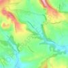Topografische kaart Charembeau, hoogte, reliëf