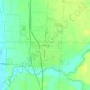 Topografische kaart Little Chicago, hoogte, reliëf