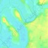 Topografische kaart Le Perthuis, hoogte, reliëf