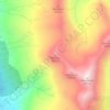 Topografische kaart Tällihorn, hoogte, reliëf