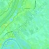 Topografische kaart Oude Maasdijk, hoogte, reliëf
