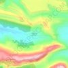 Topografische kaart Valtierra de Albacastro, hoogte, reliëf
