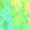 Topografische kaart Bokel, hoogte, reliëf