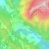 Topografische kaart Serravalle di Carda, hoogte, reliëf
