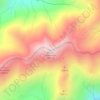 Topografische kaart Mount Skokomish, hoogte, reliëf