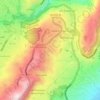 Topografische kaart Puengasí, hoogte, reliëf