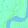 Topografische kaart Mirzaganj, hoogte, reliëf