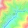 Topografische kaart San José, hoogte, reliëf