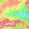Topografische kaart Vedegheto, hoogte, reliëf