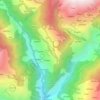 Topografische kaart Kamand, hoogte, reliëf
