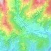Topografische kaart Nievole, hoogte, reliëf