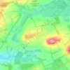 Topografische kaart Fans, hoogte, reliëf