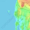 Topografische kaart Nordre Fuglevik, hoogte, reliëf