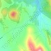 Topografische kaart Manantial del Campo, hoogte, reliëf