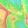 Topografische kaart Población de Arreba, hoogte, reliëf