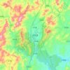 Topografische kaart Heping, hoogte, reliëf