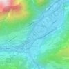 Topografische kaart Perjen, hoogte, reliëf
