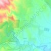Topografische kaart La Pampa, hoogte, reliëf