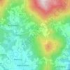 Topografische kaart Hochzipfl, hoogte, reliëf