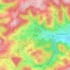 Topografische kaart Elsen, hoogte, reliëf