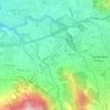 Topografische kaart Río Oro, hoogte, reliëf