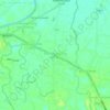 Topografische kaart Kampung Gong Nering, hoogte, reliëf