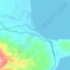Topografische kaart Manorigao, hoogte, reliëf