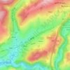 Topografische kaart Masta, hoogte, reliëf