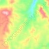 Topografische kaart Calabasa, hoogte, reliëf