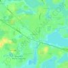 Topografische kaart Drayton Plains, hoogte, reliëf