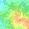 Topografische kaart Gouas, hoogte, reliëf
