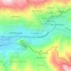 Topografische kaart Posccota, hoogte, reliëf