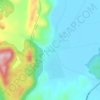 Topografische kaart Bademağacı, hoogte, reliëf