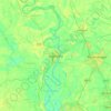 Topografische kaart Nabadwip, hoogte, reliëf