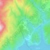 Topografische kaart A Illa, hoogte, reliëf