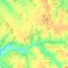 Topografische kaart La Laiterie, hoogte, reliëf